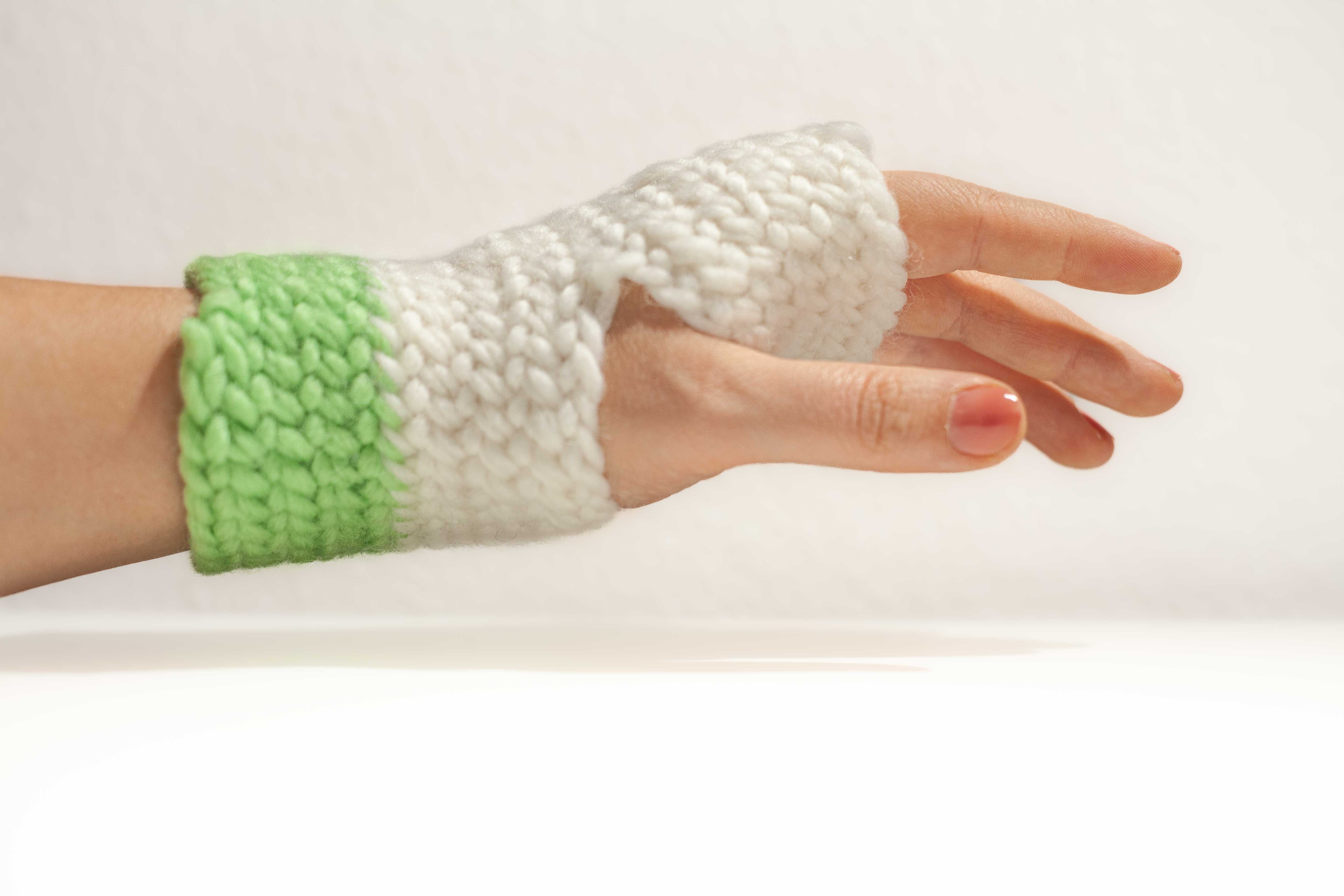 Handstulpen nadelgebunden