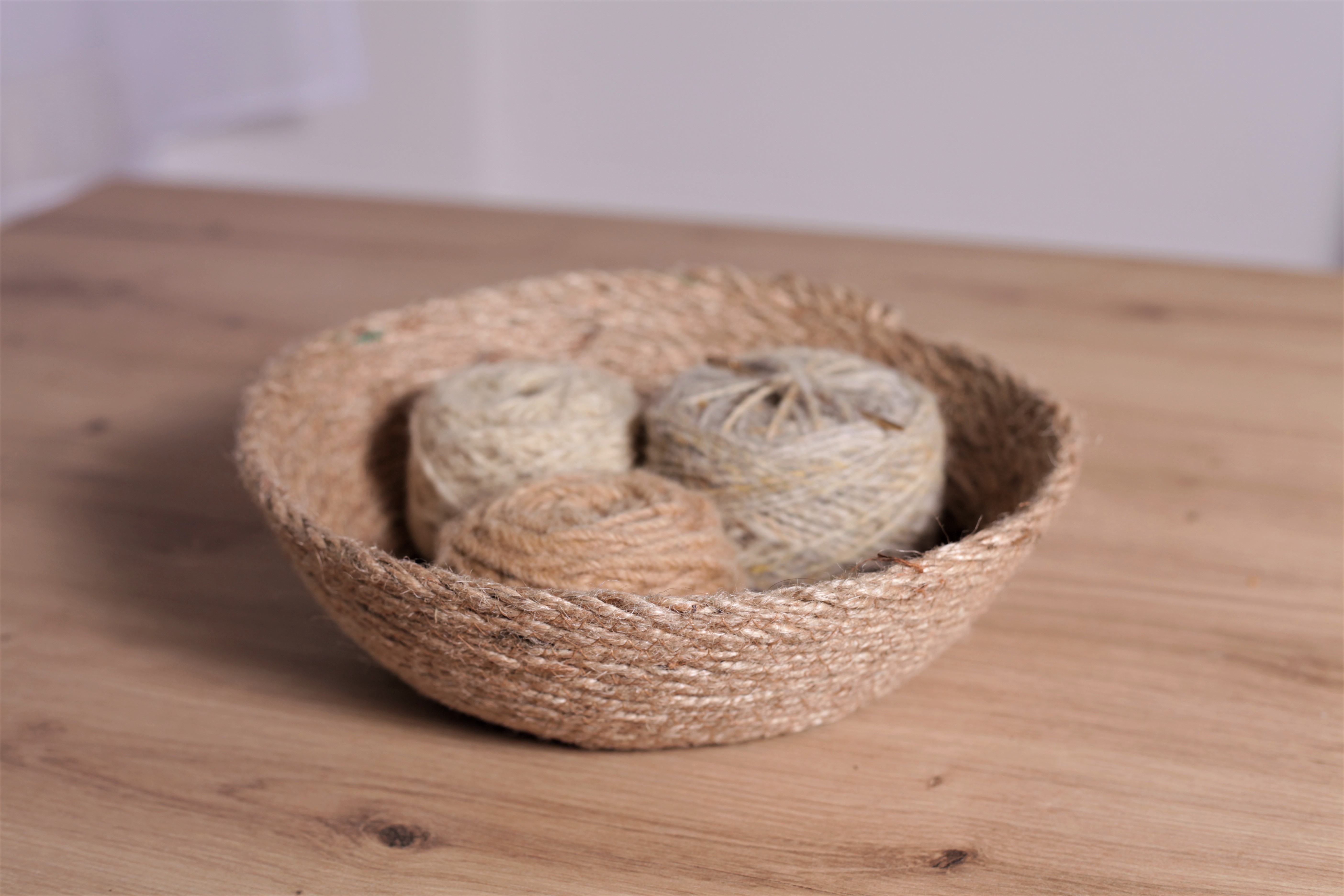 Körbchen aus Jute