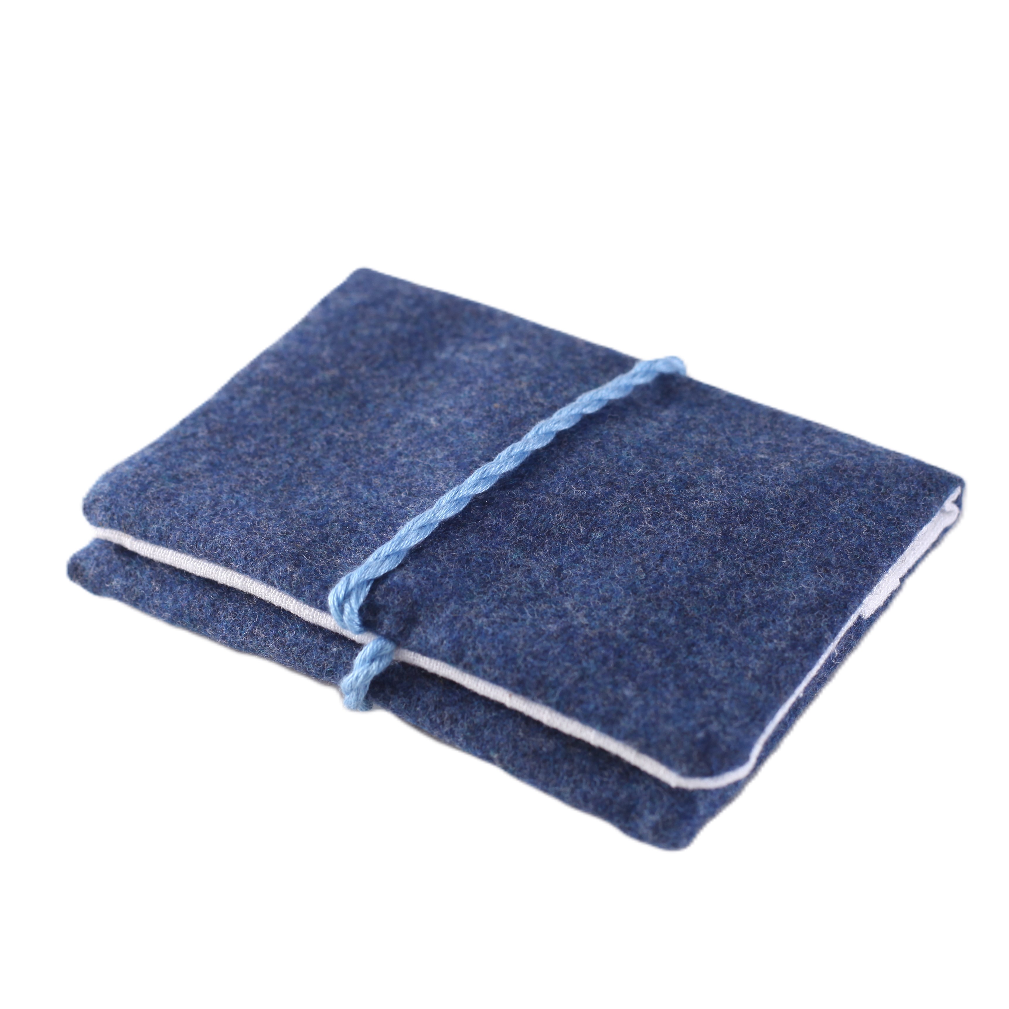Blaue Zubehörtasche