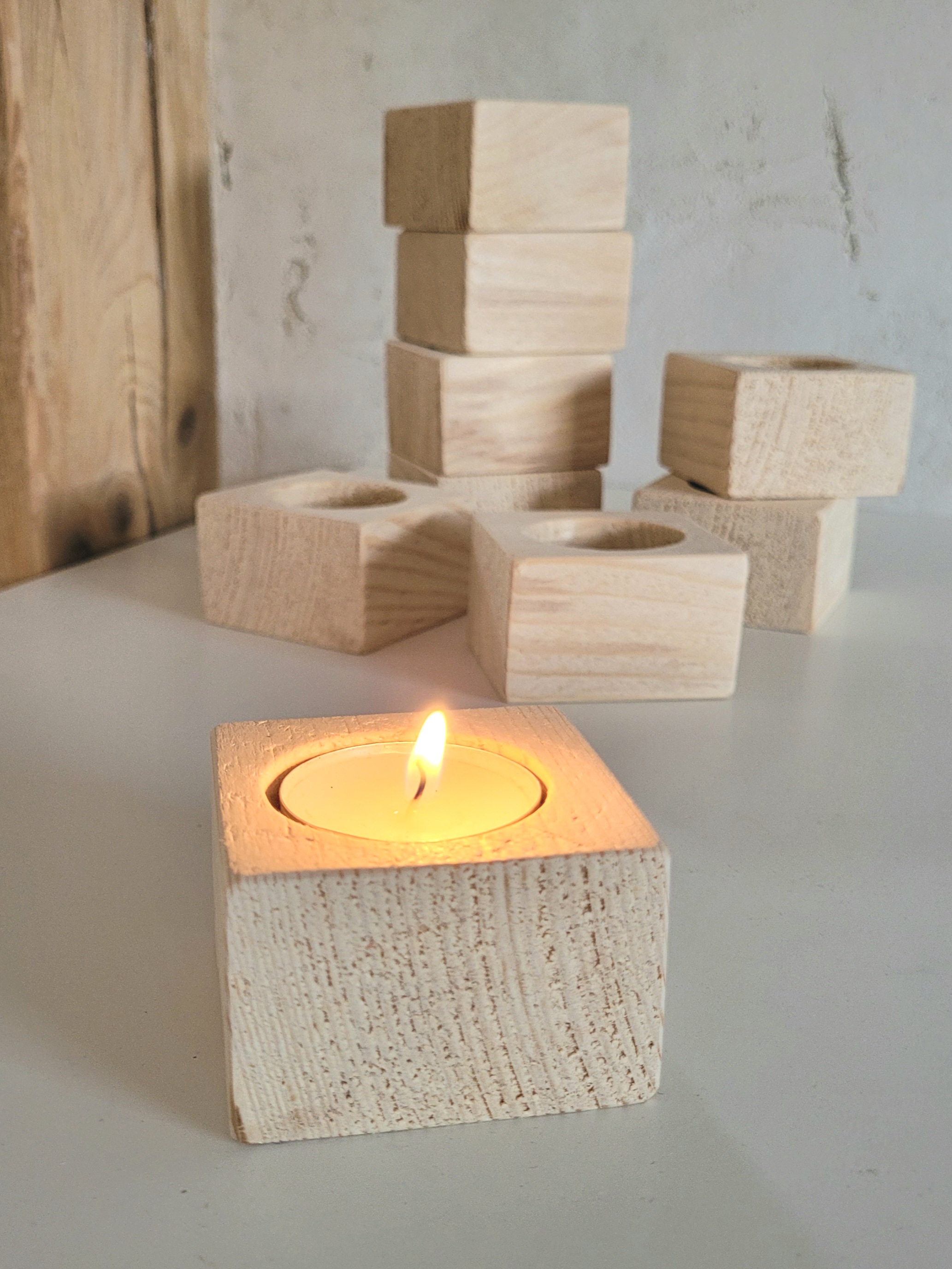 Kerzenhalter Holz